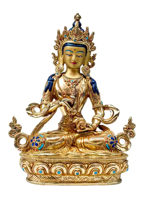 Statue rituelle en cuivre de Vajrasattva