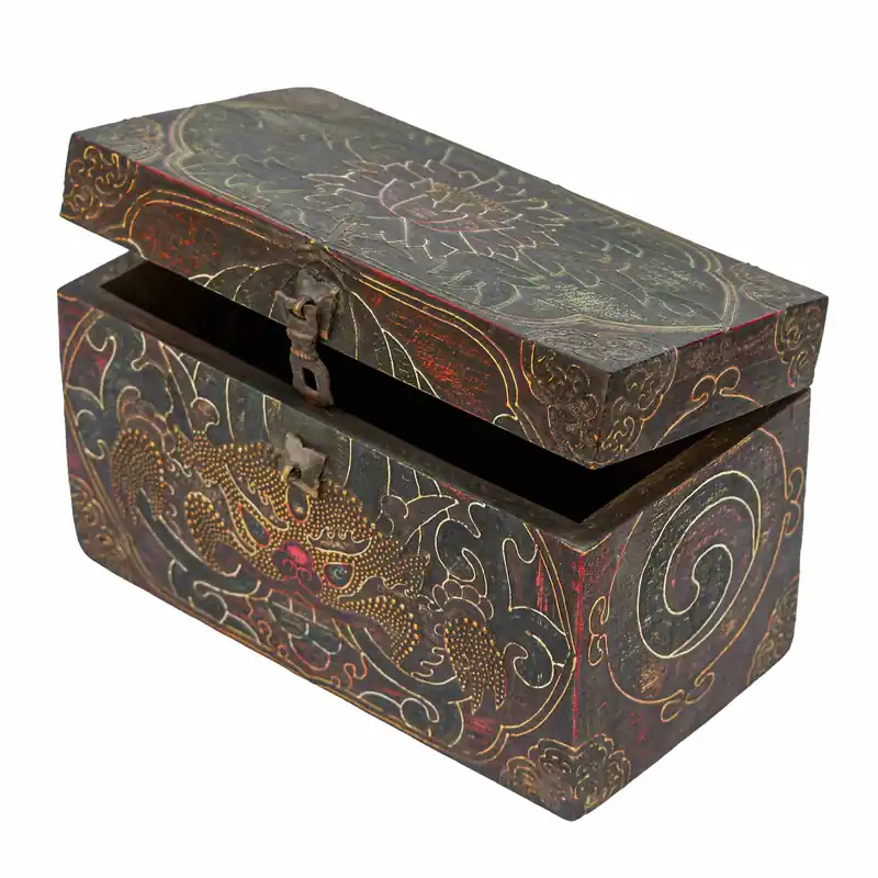 Boîte rituelle avec motif de Cheppu