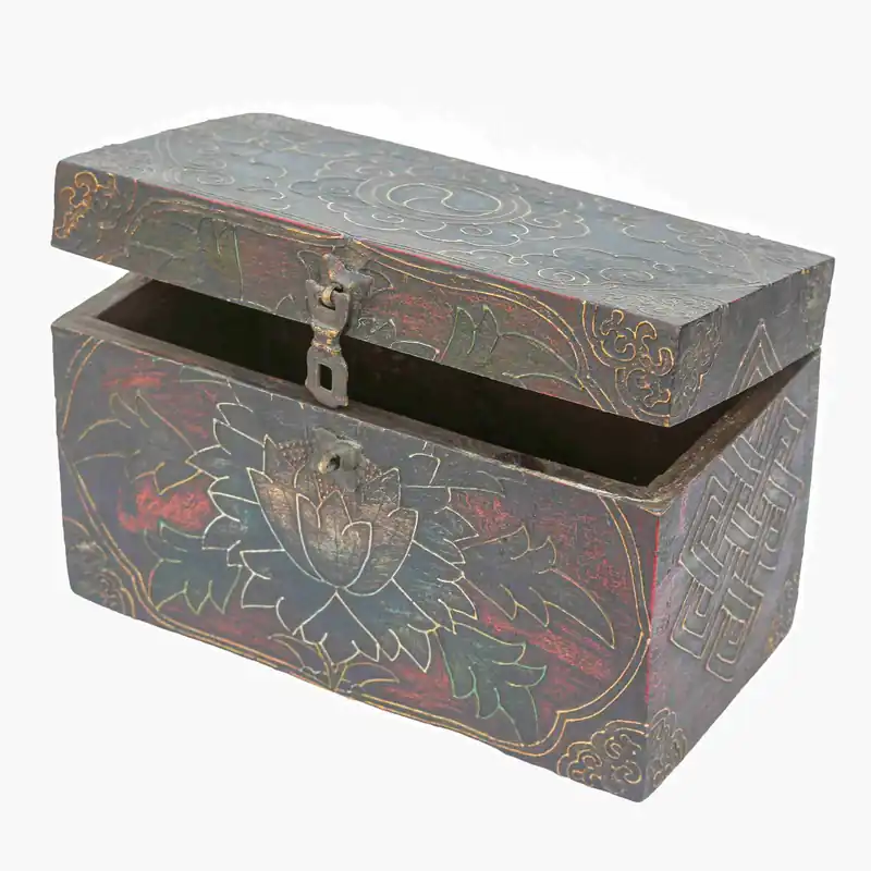 Boîte tibétaine antique