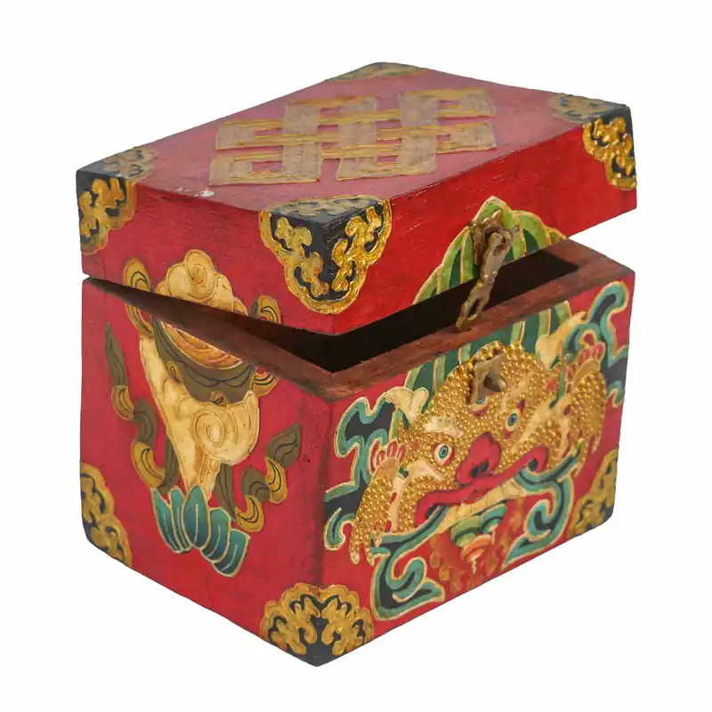 Boîte rituelle avec Dragon
