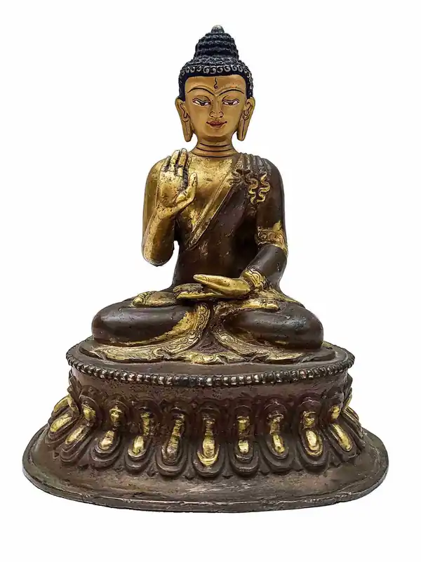 Statue tibétaine du Bouddha Amoghasiddhi