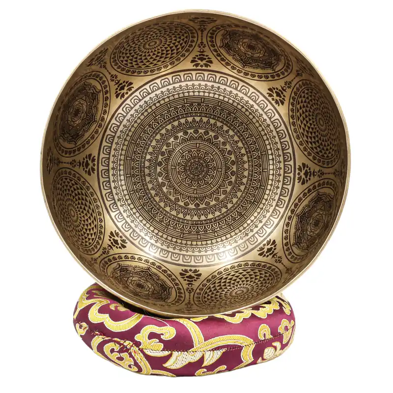 Bol Jambati sculpté en forme de fleur