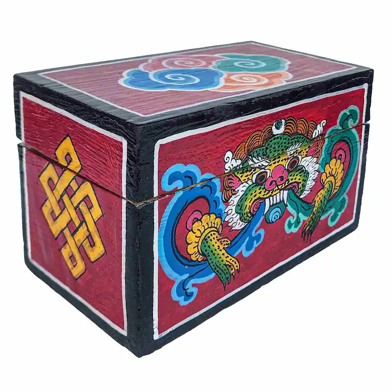 Boîte traditionnelle avec dragon