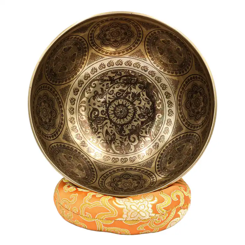 Bol Jambati moderne sculpté en mandala de 10 cm