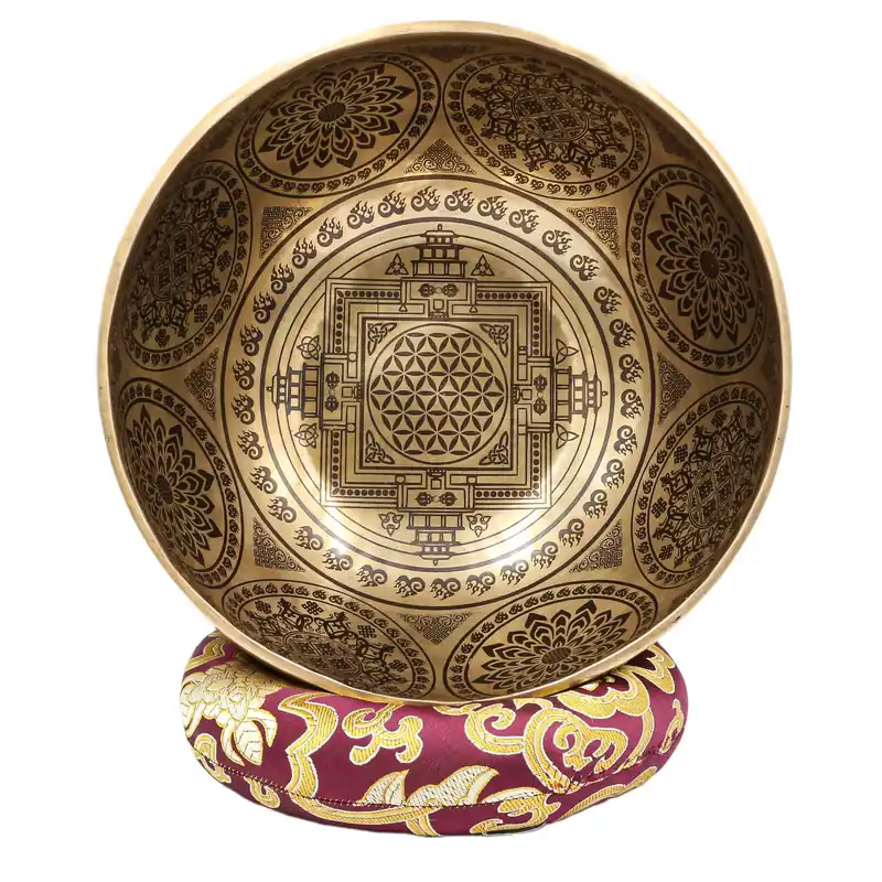 Yantra est une coupe chantante jambati sculptée.