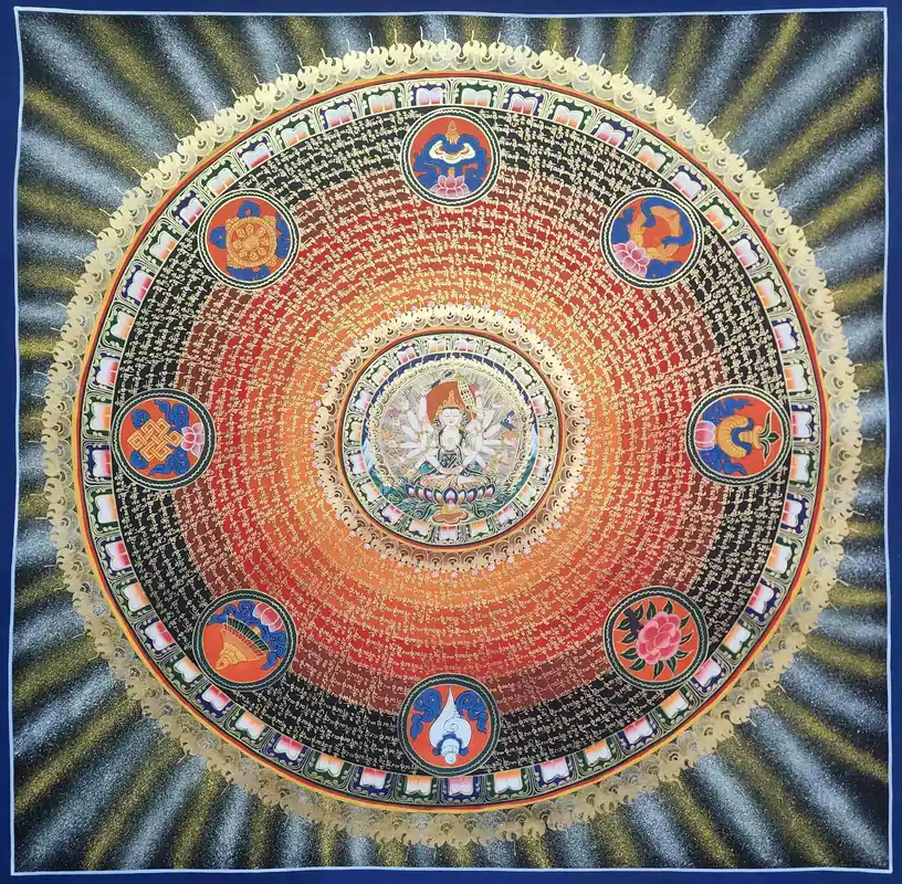 Le mandala du mantra de Cundi