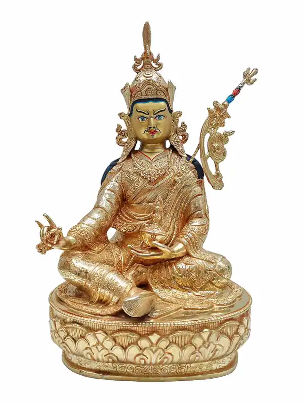 Statue en cuivre du Padmasambhava tibétain