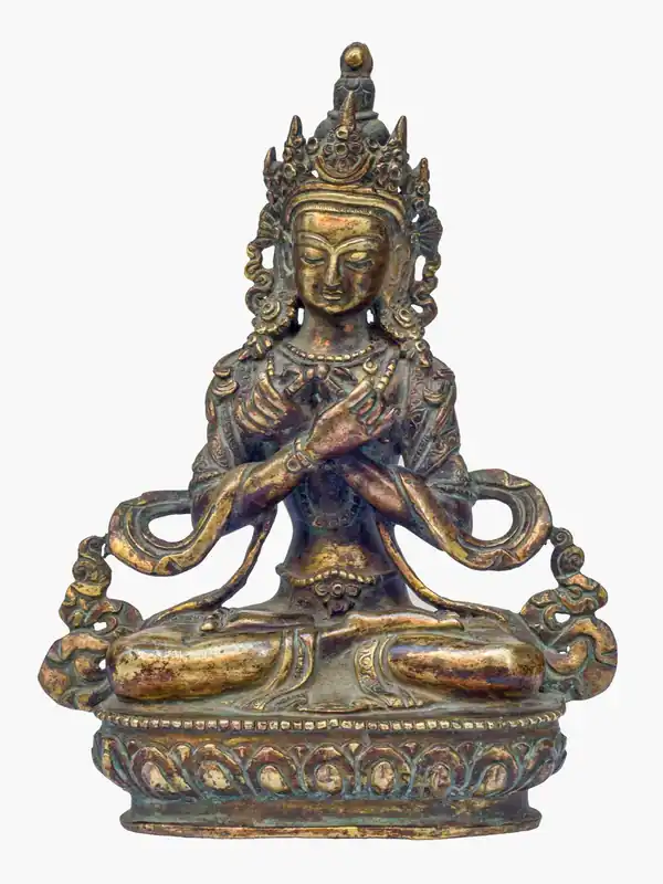 Statue en cuivre de Vajradhara