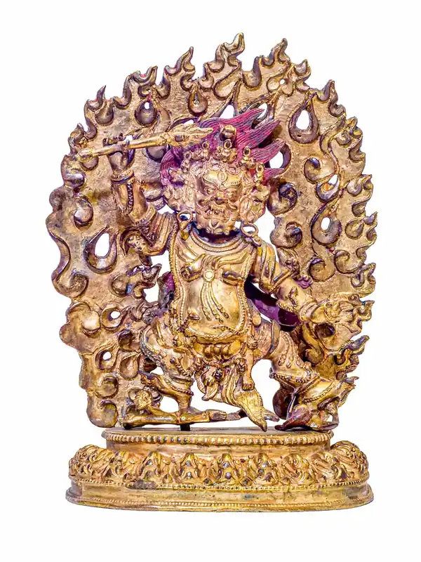Statue en cuivre de Vajrapani