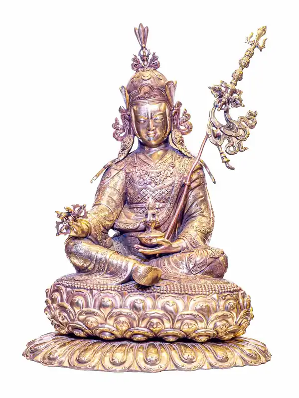 Statue en cuivre de Padmasambhava