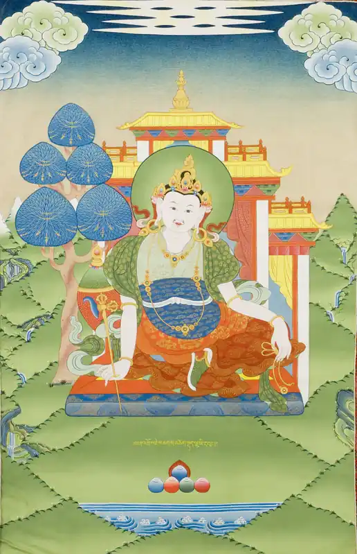 Émanation de Ksitigarbha – Thangka de Suresvara
