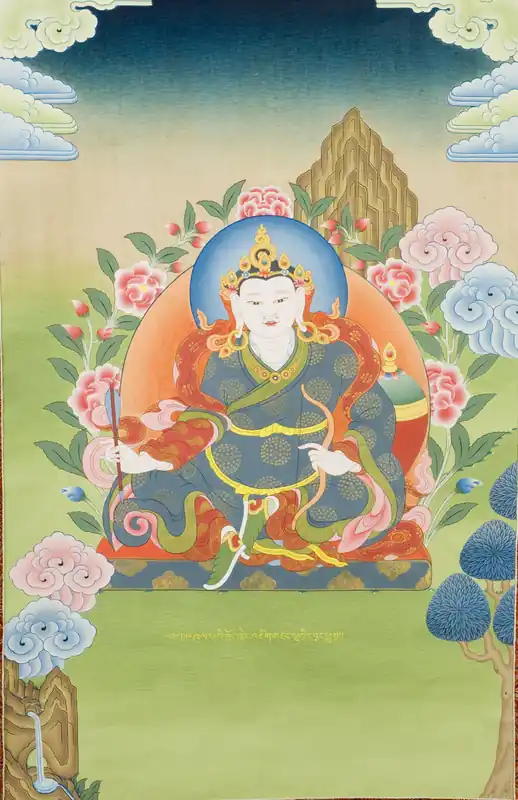 Émanation de Jambhaka – Thangka de Suresvara