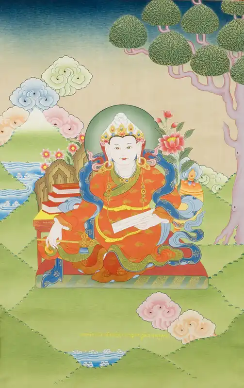 Émanation de Manaka – Thangka de Visvamurti