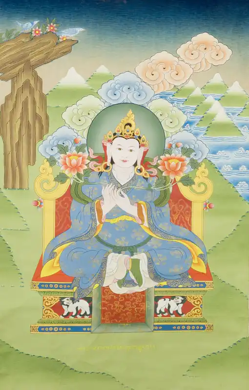 Émanation de Lokeshvara – Thangka de Pundarika