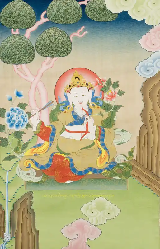 Émanation de Jambhaka – Thangka de Sumitra