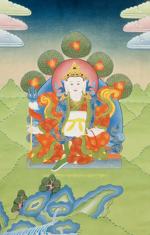 Émanation de Manaka – Thangka de Visnugupta