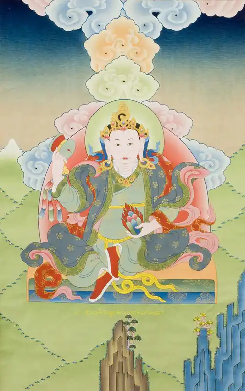 Émanation de Ksitigarbha – Thangka de Surya