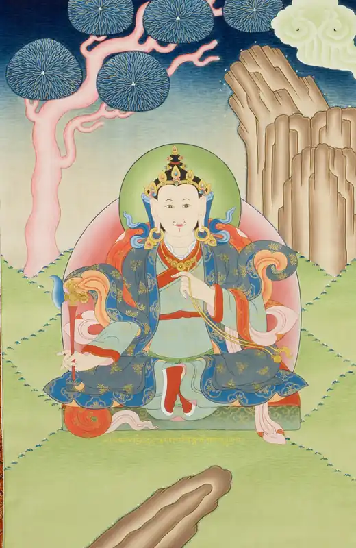 Émanation de Jambhaka – Thangka de Visvarupa