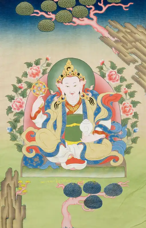 Émanation de Nivaranaviskambhin – Thangka de Sasiprabha