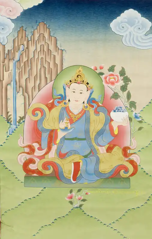 Émanation de Khagarbha – Thangka de Mahipala
