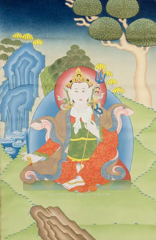 Émanation de Vighnantaka – Thangka de Sripala