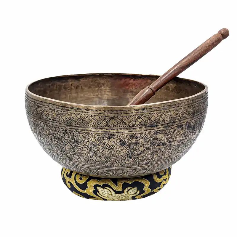 Antique jambati singing bowl from Nepal