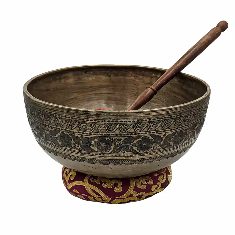 Ancien bol jambati du Népal