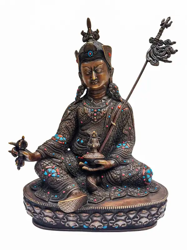 Statue en cuivre de Padmasambhava
