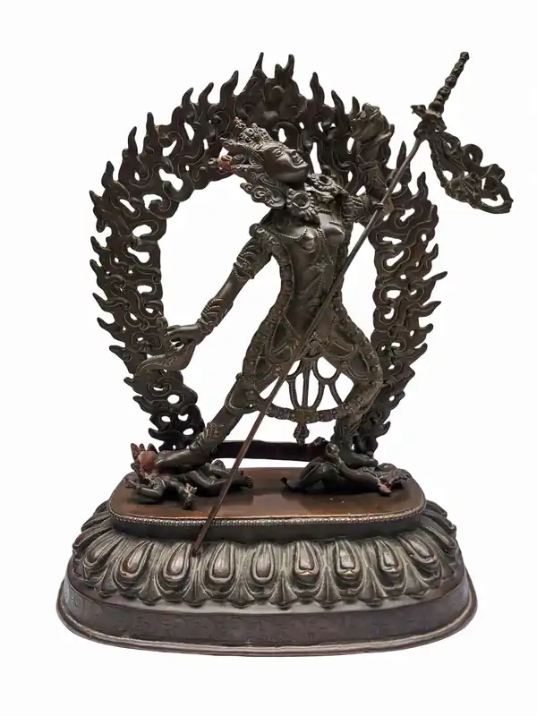 Statue de Vajrayogini en cuivre