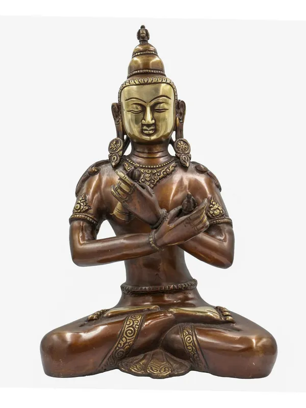 Statue tibétaine de Dorje Chang