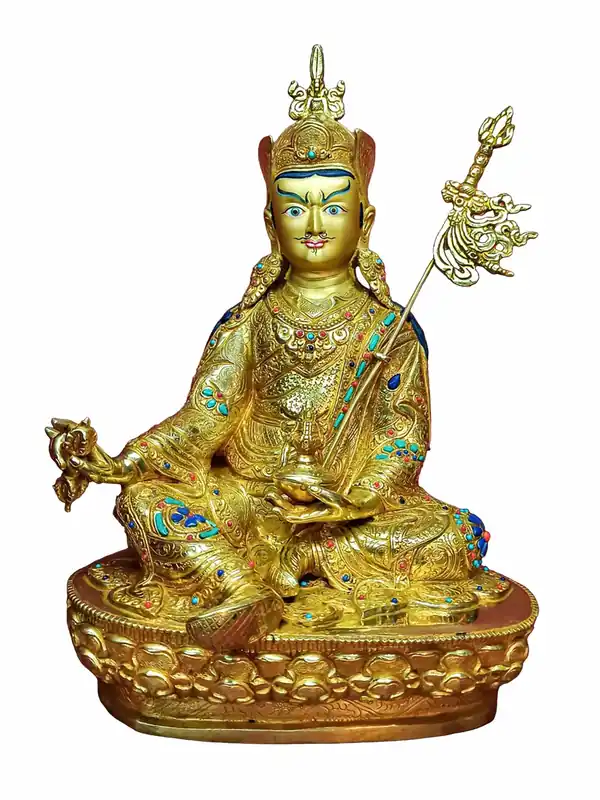 Statue bouddhiste de Padmasambhava du Népal
