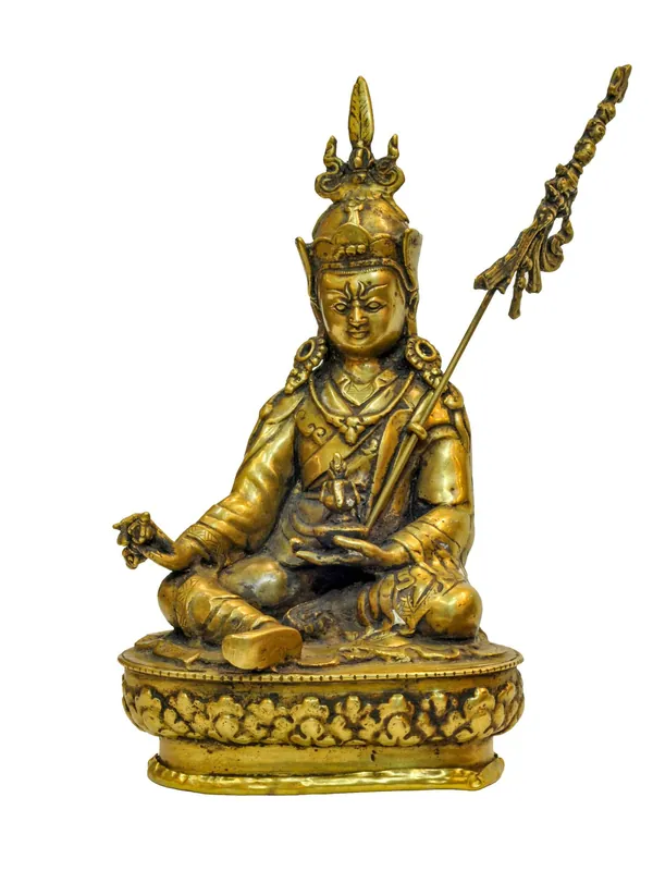 Statue rituelle de Guru Rinpoche du Népal