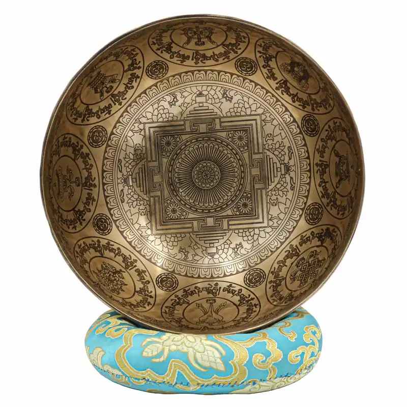 Mandala sculpté Bol traditionnel Jambati