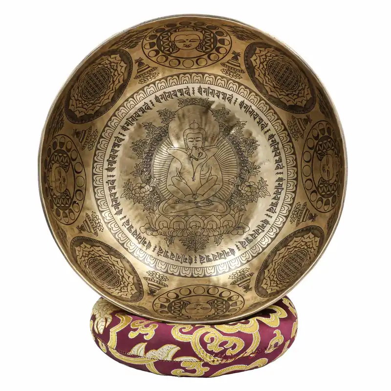 Samantabhadra a sculpté un bol chantant.