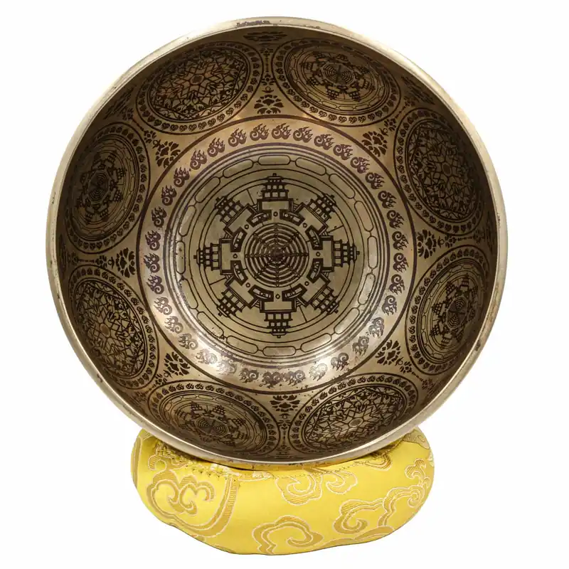 Bol jambati sculpté en mandala