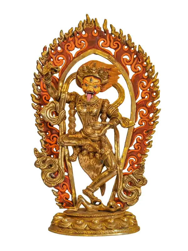Statue rituelle de Simhamukha