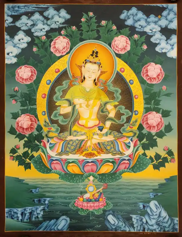 Vajrasattva Traditional Thangka