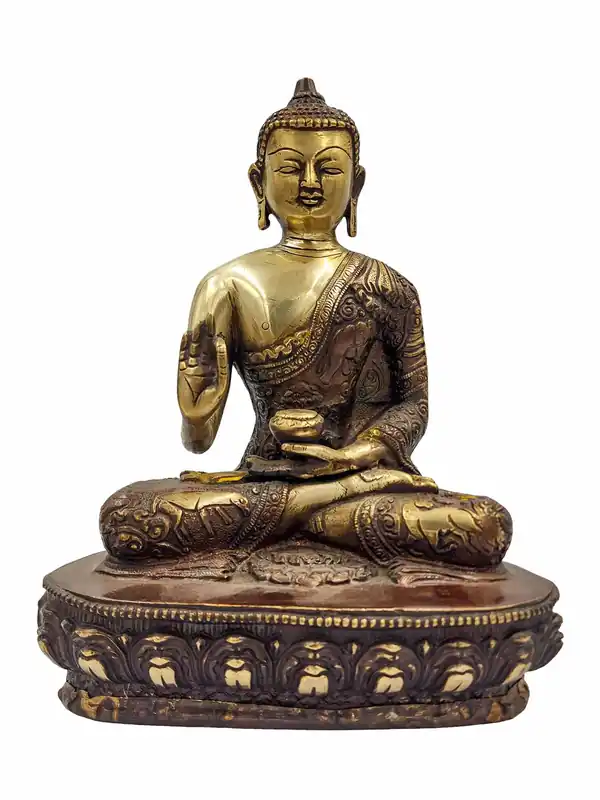Statue traditionnelle d’Amoghasiddhi Bouddha