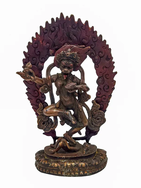 Statue bouddhiste de Simhamukha
