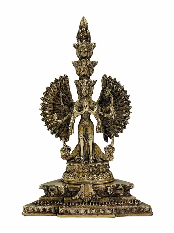 Statue bouddhiste de 1000 bras d’Avalokiteshvara