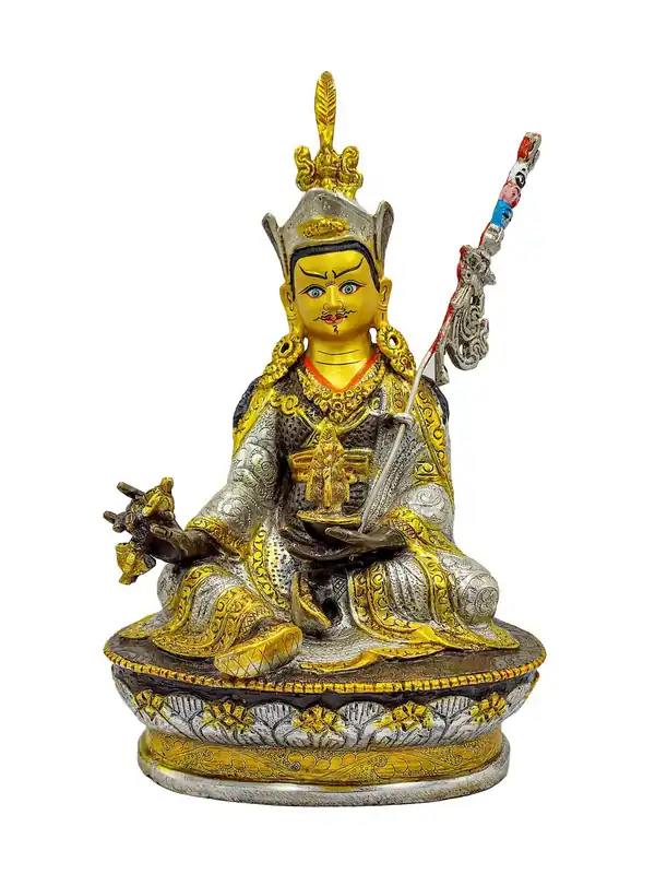 Statue rituelle de Padmasambhava du Népal