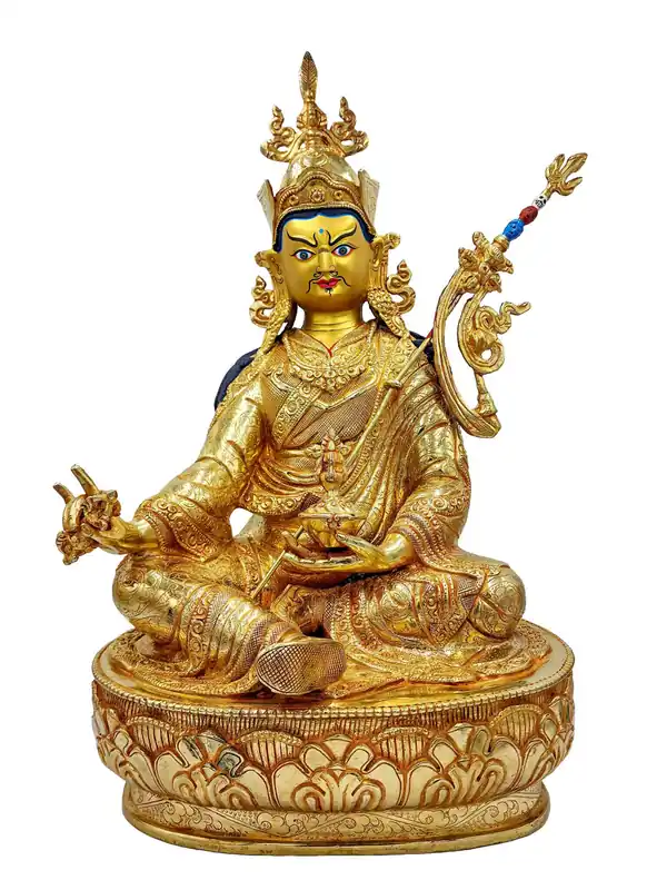 Statue du Guru Rinpoche bouddhiste du Népal